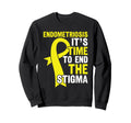 Time To End Stigma Endometriosis Sweatshirt - Unique Graphic for Adults - T-Shirt, Sweatshirt, Hoodie