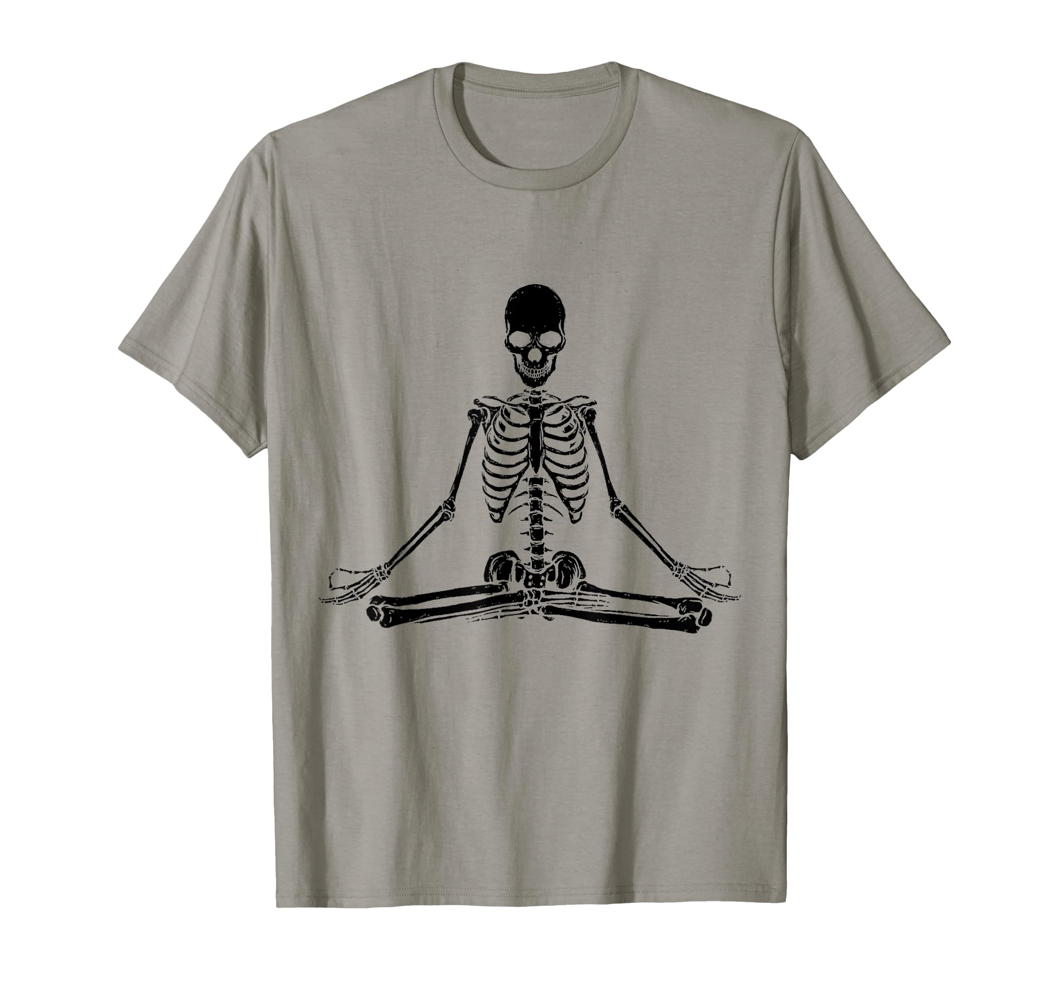 Skeleton Meditation Yoga Zen Spiritual T-Shirt - Graphic Print Men Women - T-Shirt, Sweatshirt, Hoodie