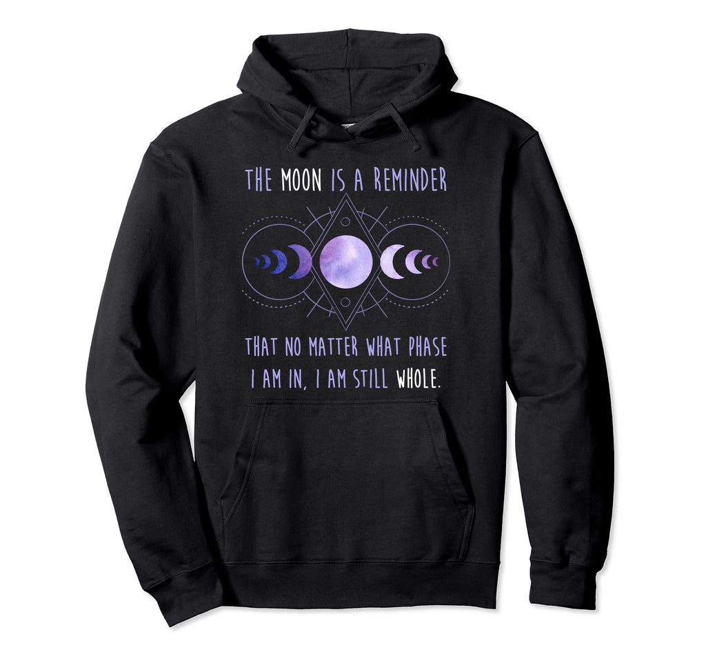 Celestial Moon Phase Self Care Hoodie - Casual Everyday Wear Men Women - T-Shirt, Sweatshirt, Hoodie