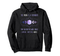 Celestial Moon Phase Self Care Hoodie - Casual Everyday Wear Men Women - T-Shirt, Sweatshirt, Hoodie