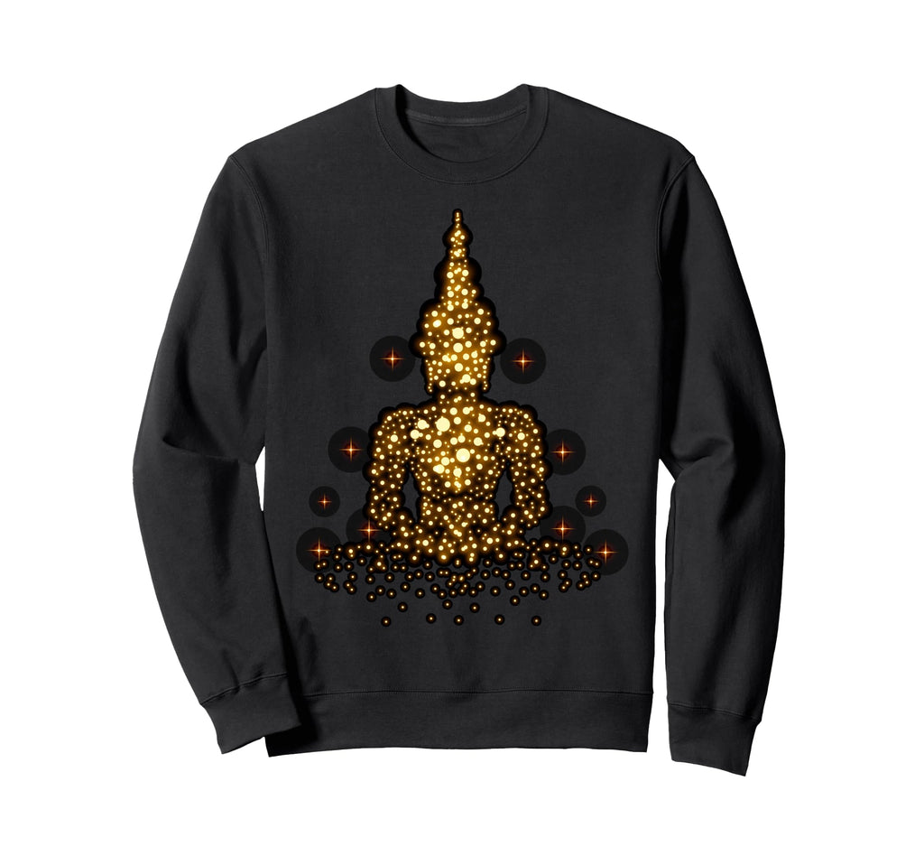 Buddha Yoga Lotus Pose Sweatshirt - Casual Everyday Wear for Adults - T-Shirt, Sweatshirt, Hoodie