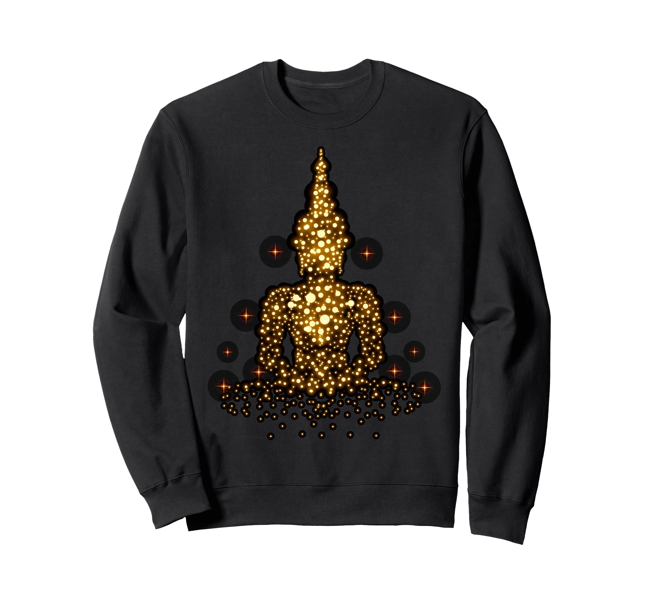 Buddha Yoga Lotus Pose Sweatshirt - Casual Everyday Wear for Adults - T-Shirt, Sweatshirt, Hoodie