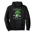 Lettuce Romaine Calm Meditation Vegan Hoodie - Unique Graphic Men Women - T-Shirt, Sweatshirt, Hoodie