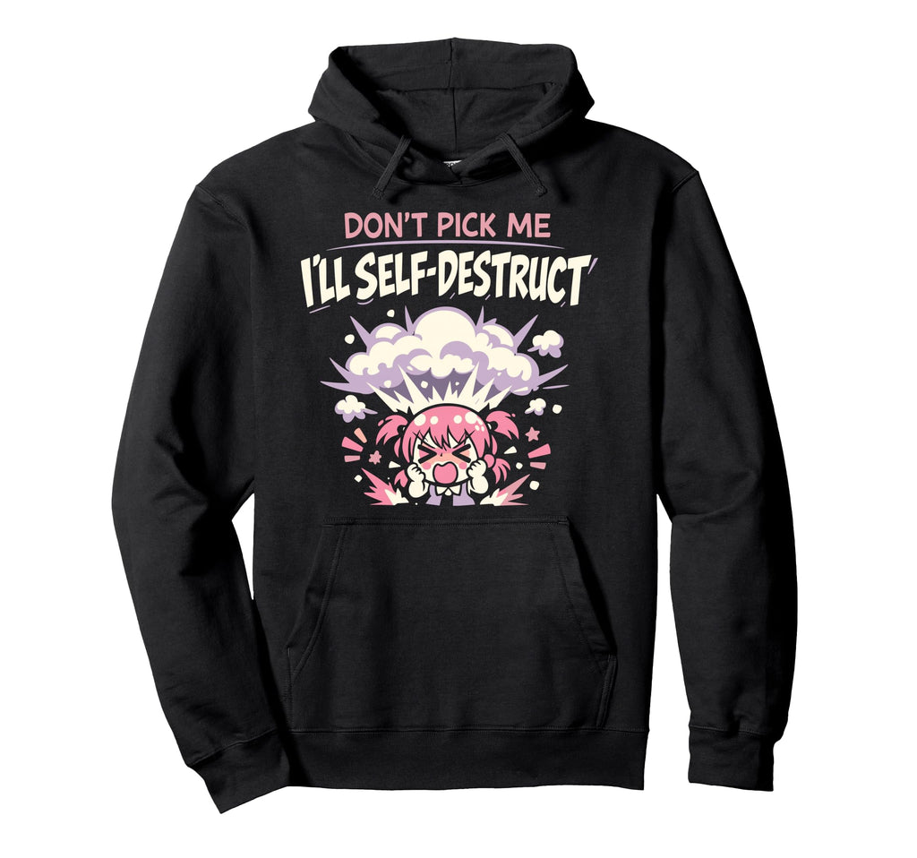 Anime Anxiety Overthinking Weeb Hoodie - Casual Everyday Wear Men Women - T-Shirt, Sweatshirt, Hoodie