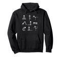 Funny Skeletons Yoga Meditation Chakra Hoodie - Novelty Apparel for Adults - T-Shirt, Sweatshirt, Hoodie