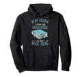My Defense I Was Left Unsupervised Book Hoodie - Minimalist Print Unisex - T-Shirt, Sweatshirt, Hoodie