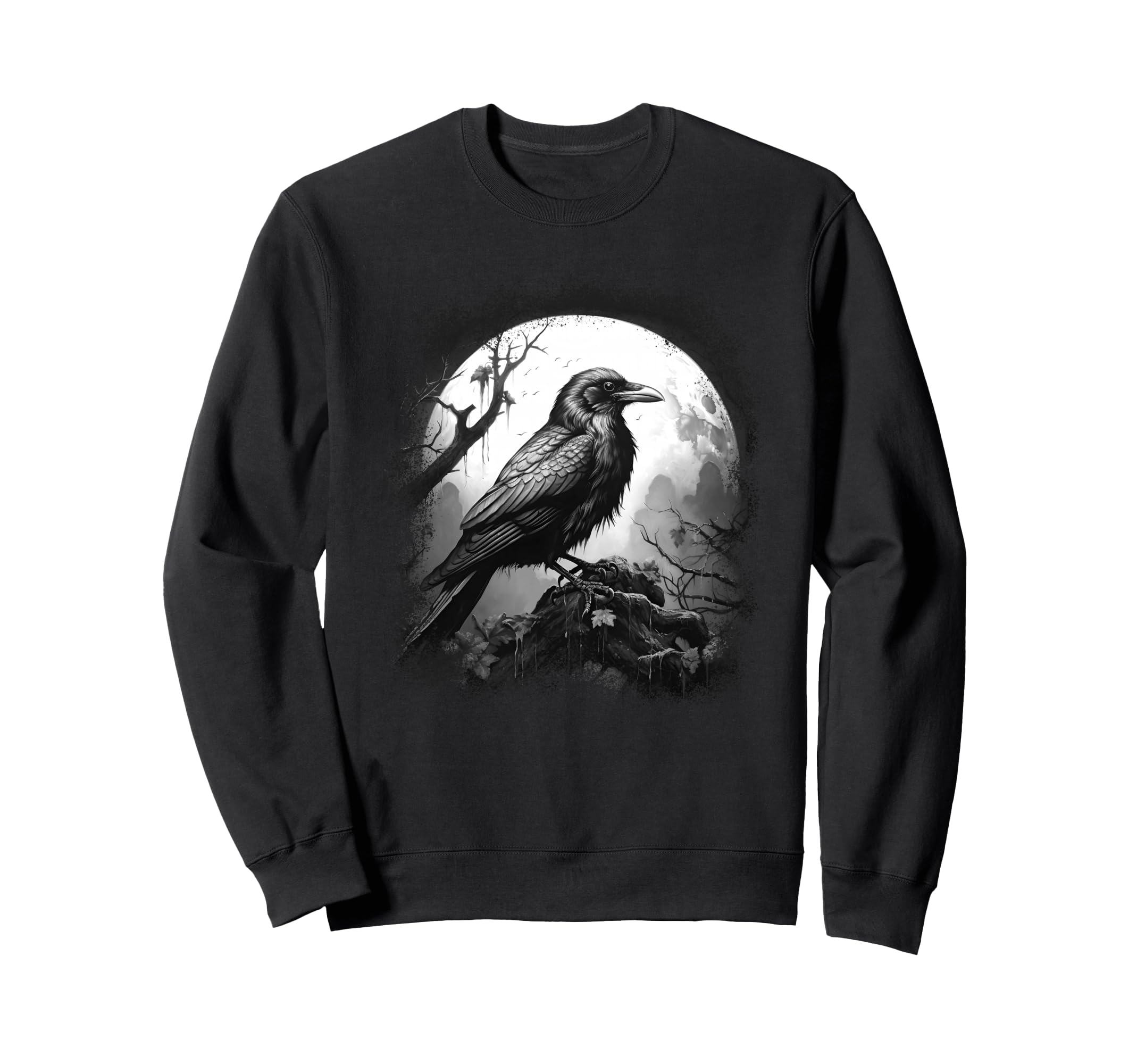 Darkness There Nothing More Raven Sweatshirt - Fun Novelty Design Unisex - T-Shirt, Sweatshirt, Hoodie