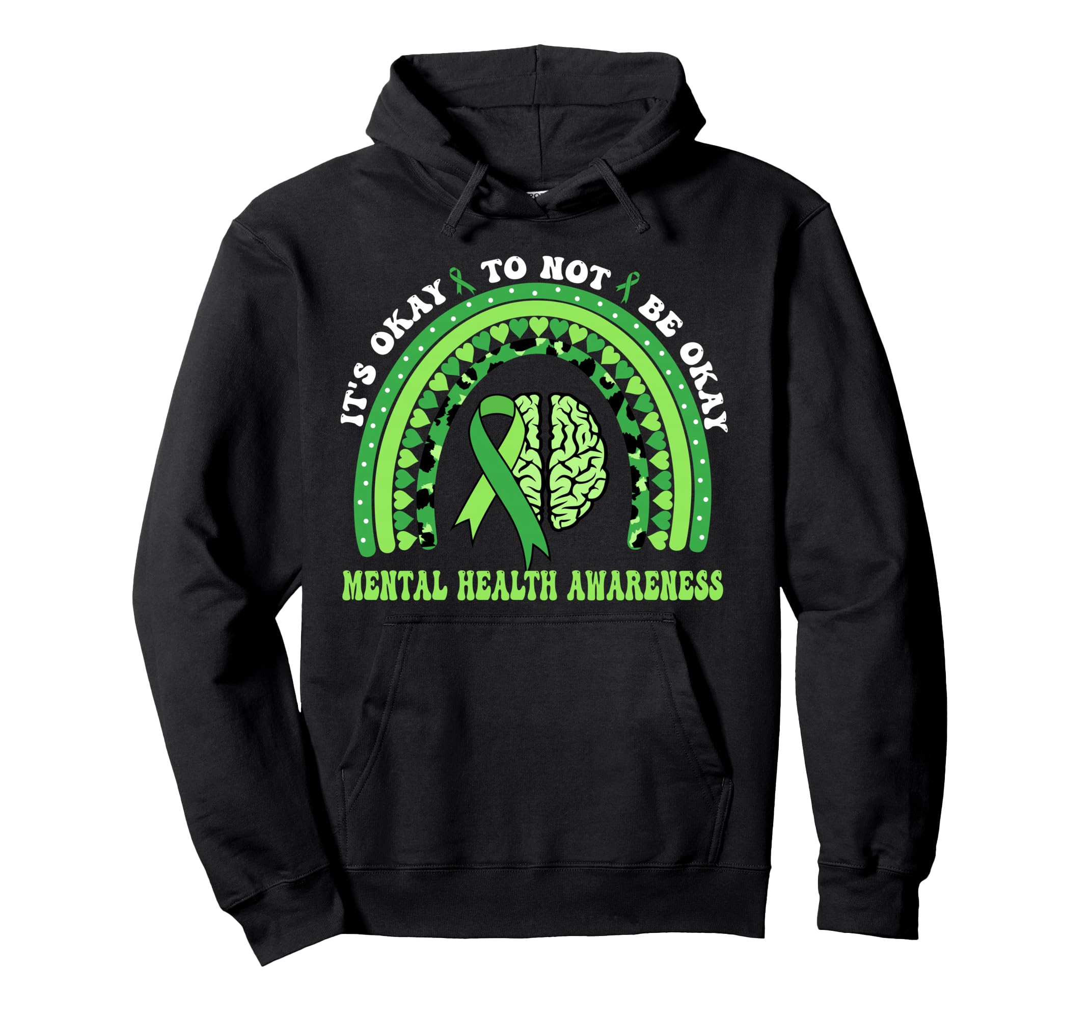 Its Okay Not To Be Okay Mental Health Hoodie - Aesthetic Graphic Men Women - T-Shirt, Sweatshirt, Hoodie