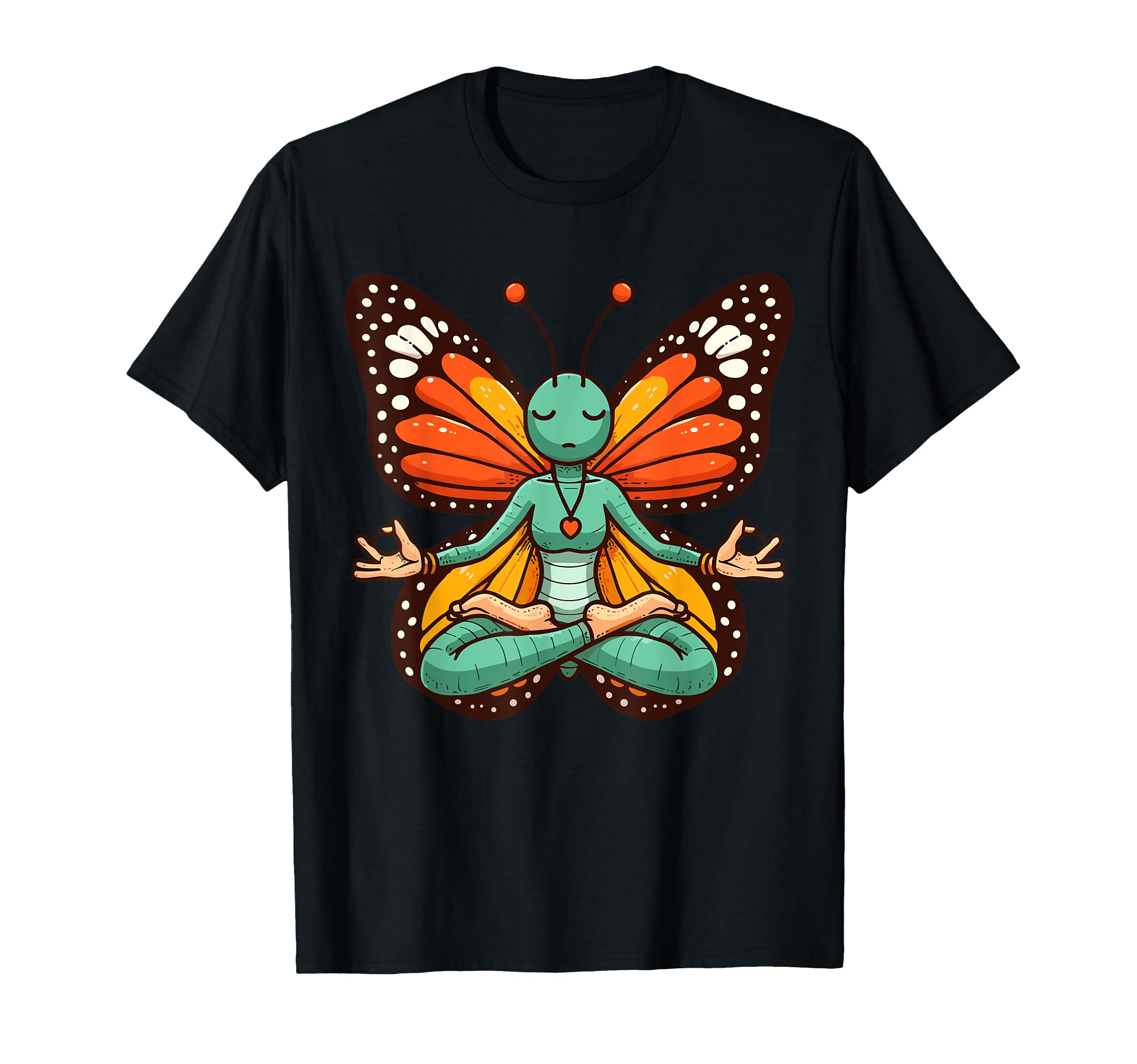 Meditation Butterfly Yoga Pose Relaxing T-Shirt - Aesthetic Graphic Unisex - T-Shirt, Sweatshirt, Hoodie