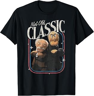The Muppets Not Old Classic Statler and Waldorf Pose T-Shirt Unisex T-shirt, Sweatshirt, Hoodie, Long Sleeve Tee - T-Shirt, Sweatshirt, Hoodie