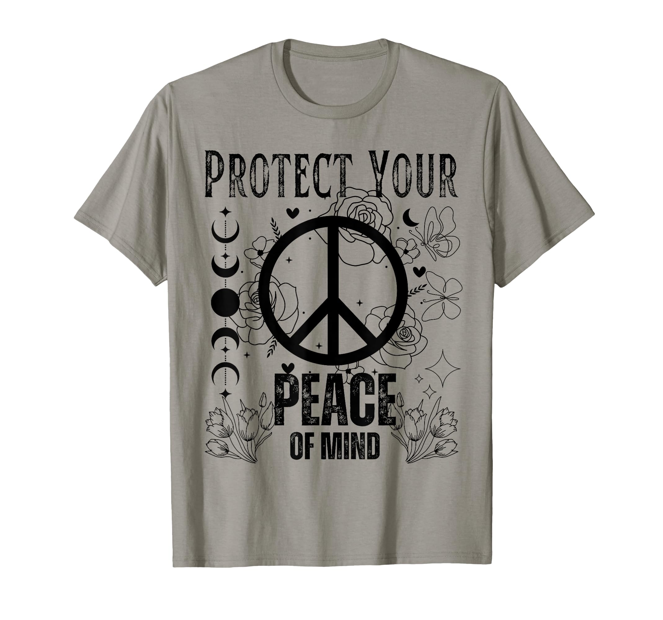 Protect Your Peace Sign Vibes Love 60S T-Shirt - Graphic Print Men Women - T-Shirt, Sweatshirt, Hoodie