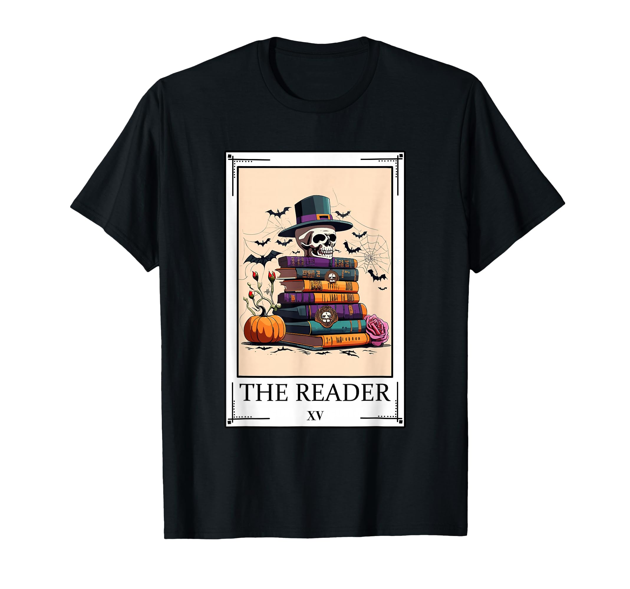 Bookworm Reader Tarot Card T-Shirt - Casual Everyday Wear for Adults - T-Shirt, Sweatshirt, Hoodie