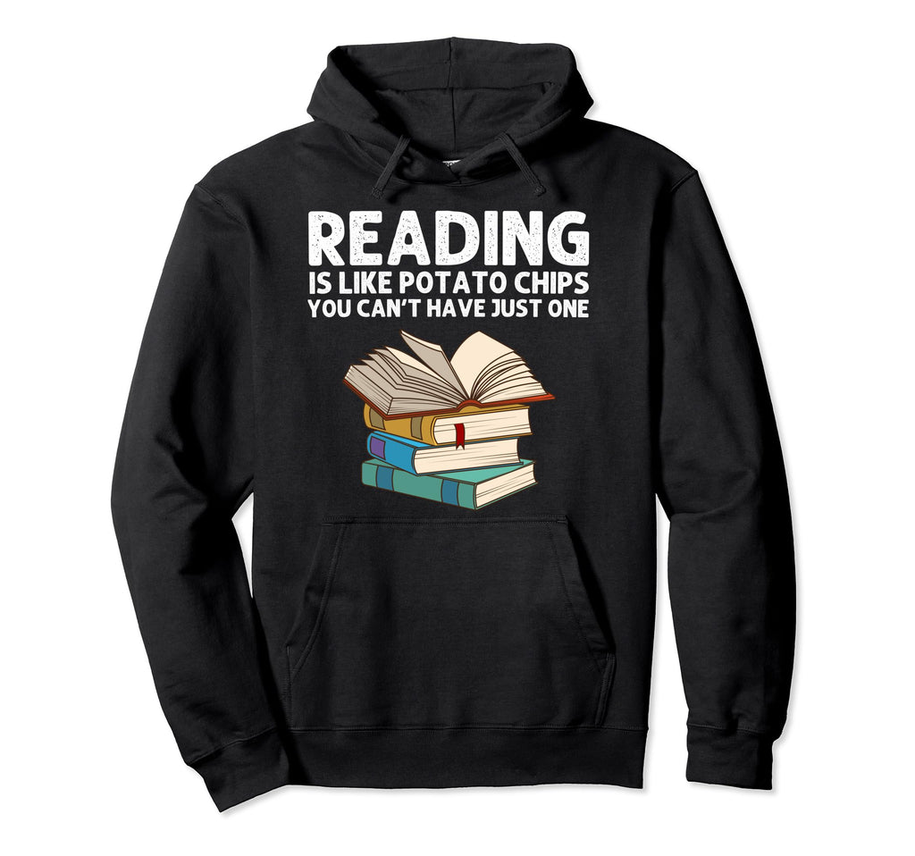Funny Book Lover Designs Librarian Hoodie - Custom Art Print for Adults - T-Shirt, Sweatshirt, Hoodie