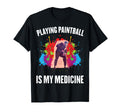 Therapy Playing Paintball Is My T-Shirt - Casual Everyday Wear for Adults - T-Shirt, Sweatshirt, Hoodie