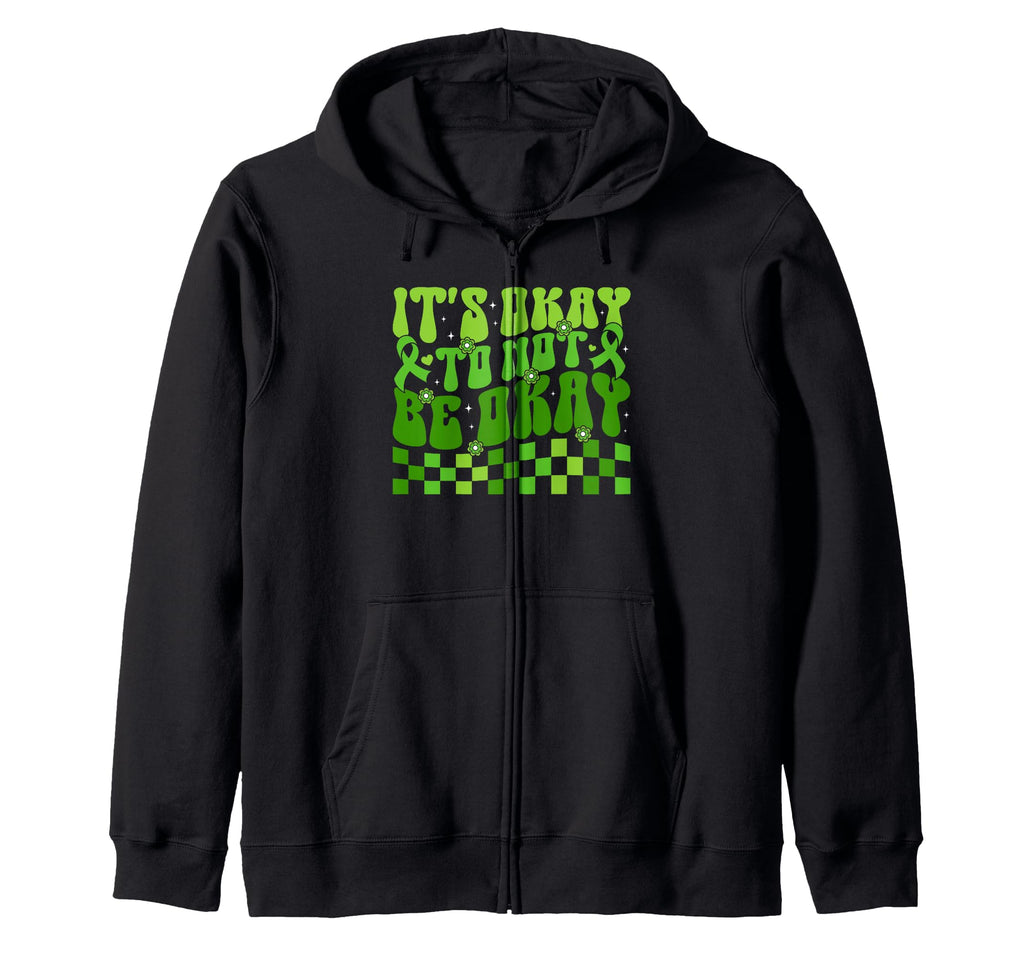 Mental Health Awareness Ribbon Items Gifts Hoodie - Graphic Print Unisex - T-Shirt, Sweatshirt, Hoodie