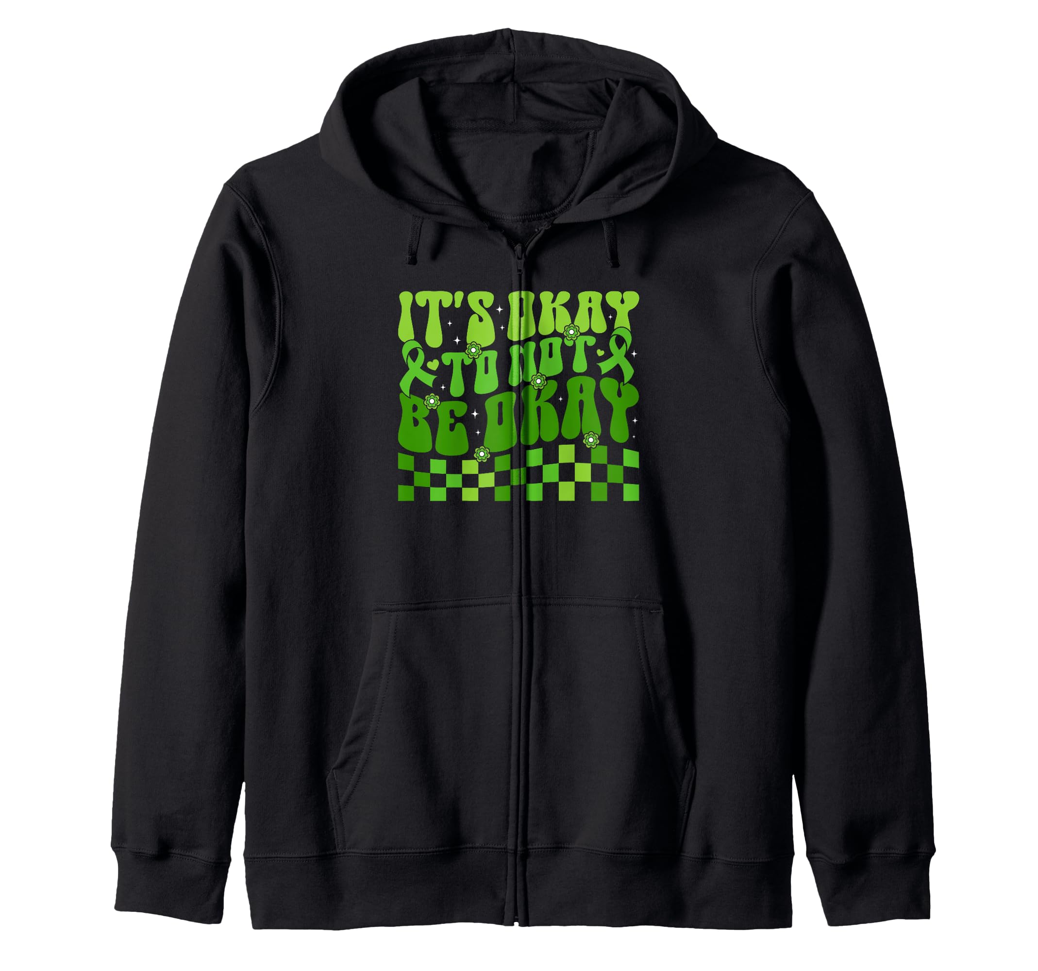 Mental Health Awareness Ribbon Items Gifts Hoodie - Graphic Print Unisex - T-Shirt, Sweatshirt, Hoodie