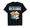 Funny Book Lover Designs Librarian T-Shirt - Graphic Print Men Women - T-Shirt, Sweatshirt, Hoodie
