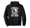 Proud Autism Dad Autistic Son Family Hoodie - Minimalist Print for Adults - T-Shirt, Sweatshirt, Hoodie