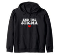 Health Awareness End Stigma Sweatshirt - Graphic Print Men Women - T-Shirt, Sweatshirt, Hoodie