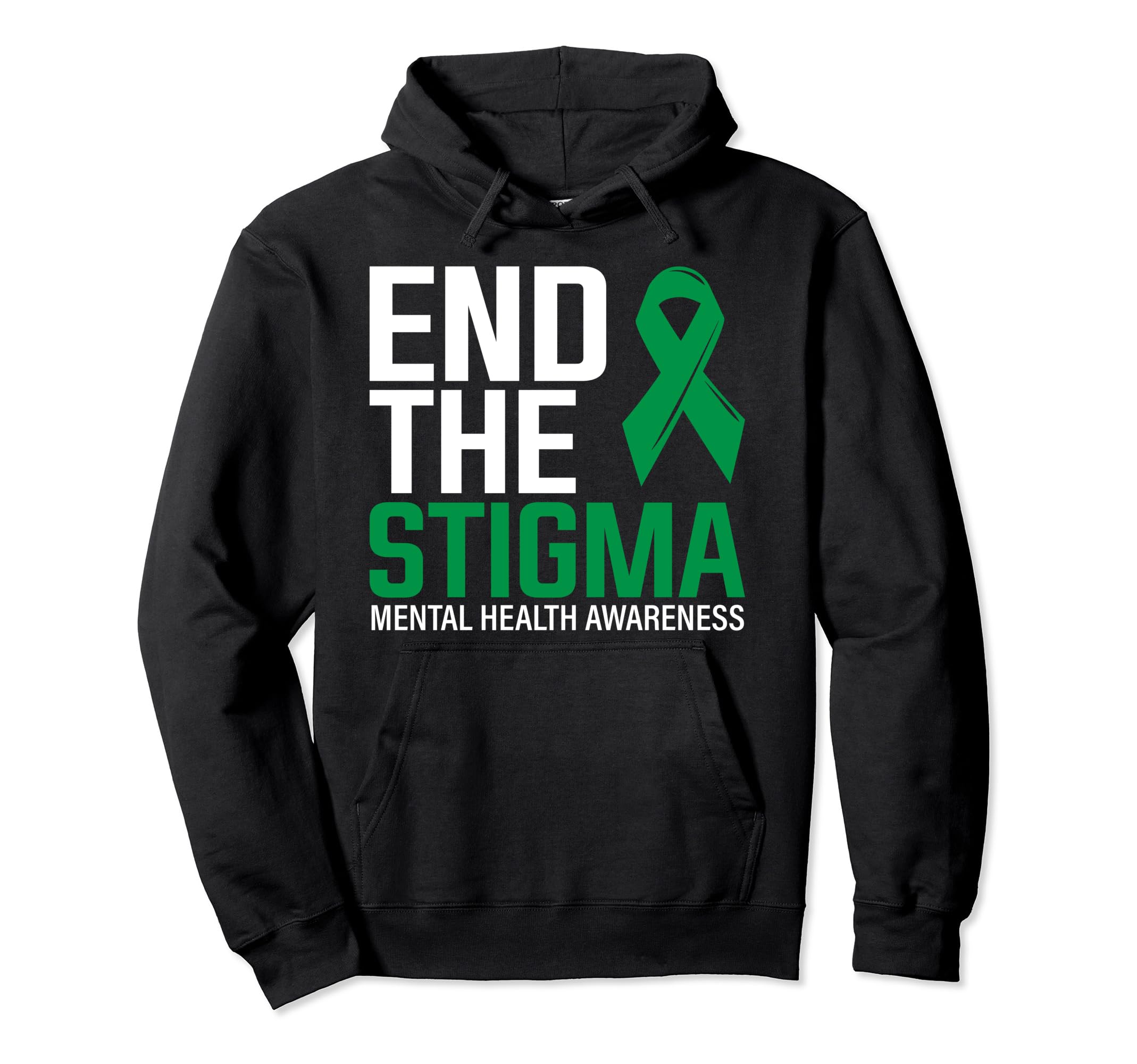 Breaking Chains Stigma End Stigma Hoodie - Novelty Apparel Unisex - T-Shirt, Sweatshirt, Hoodie