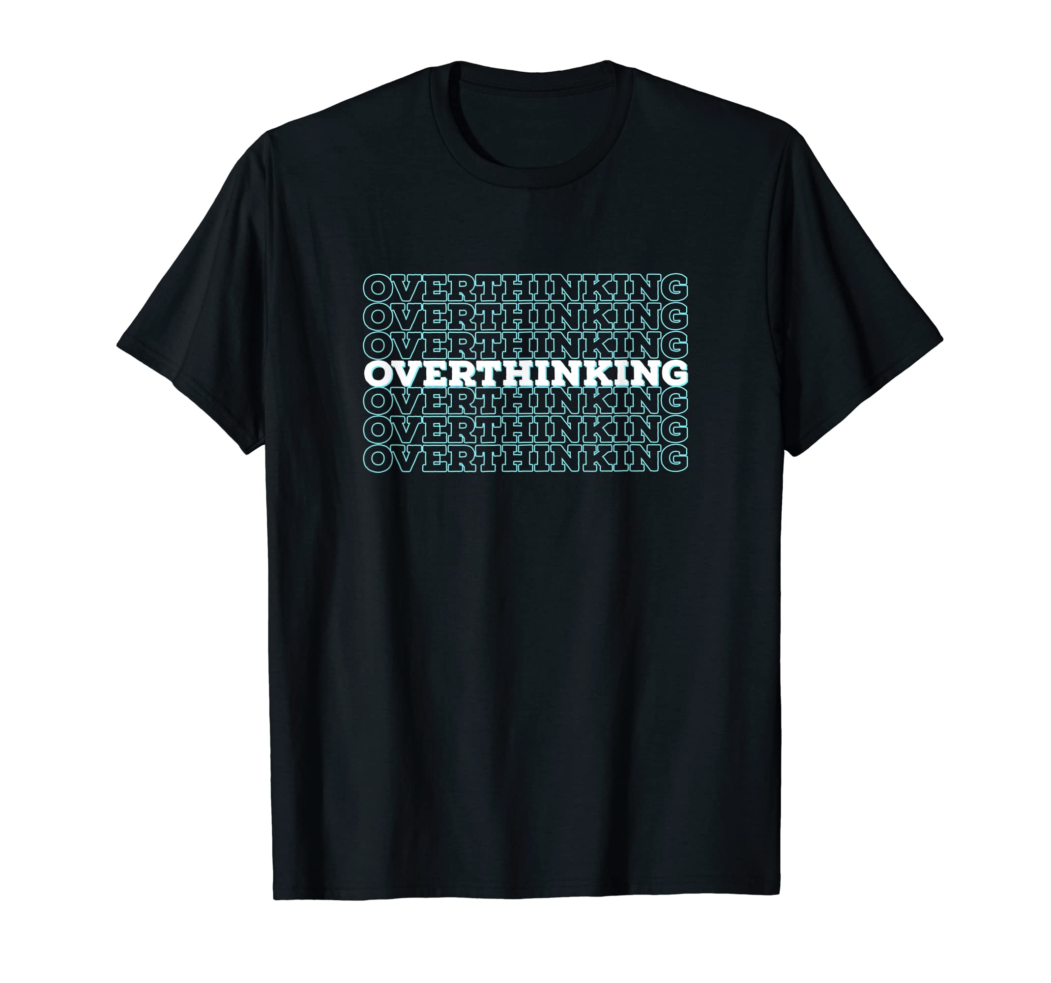 Overthinkers And Socially Awkward Funny Hoodie - Graphic Print Unisex - T-Shirt, Sweatshirt, Hoodie