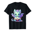 Funny Bookworm And Dragons Hoodie - Graphic Print Men Women - T-Shirt, Sweatshirt, Hoodie
