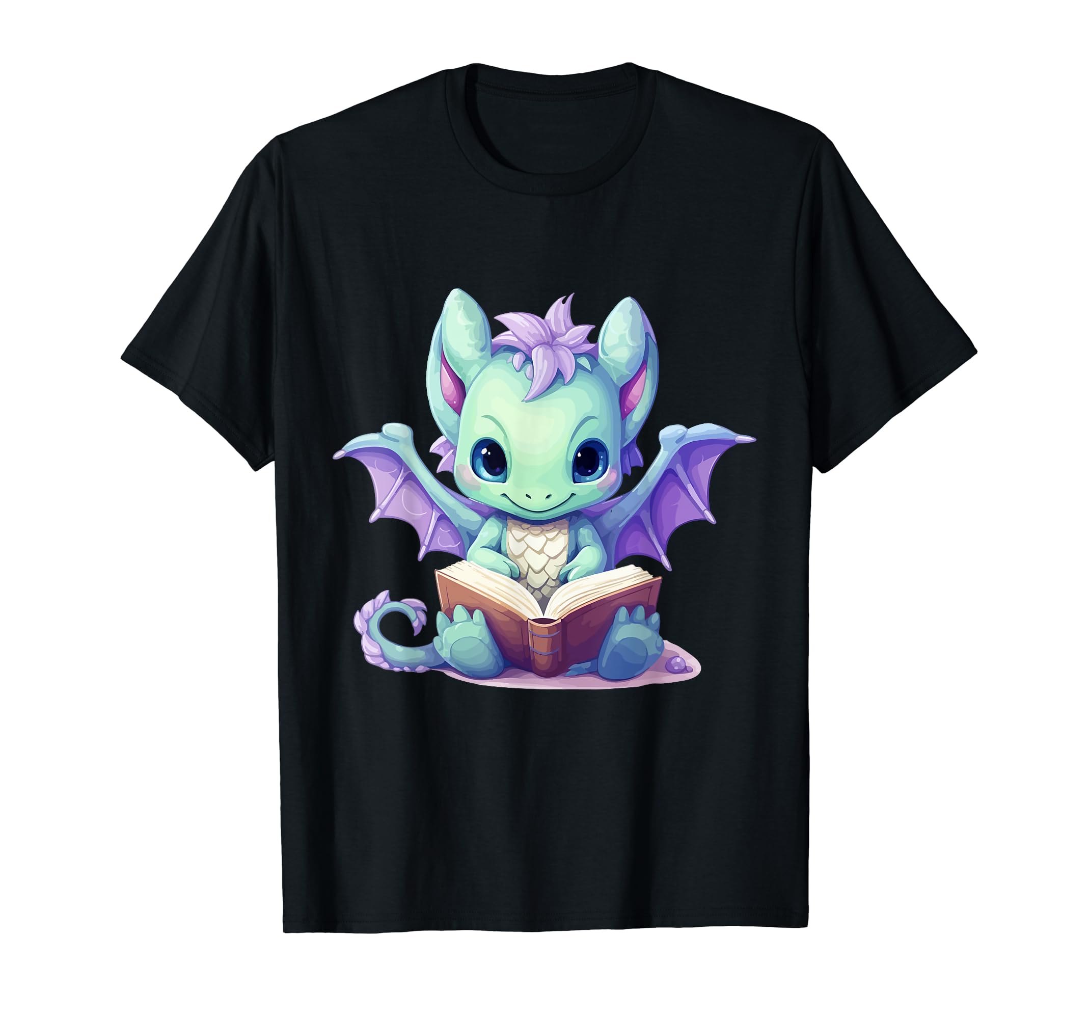 Funny Bookworm And Dragons Hoodie - Graphic Print Men Women - T-Shirt, Sweatshirt, Hoodie