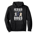 Jesus Is My Savior Dogs Are My Therapy Hoodie - Aesthetic Graphic Men Women - T-Shirt, Sweatshirt, Hoodie