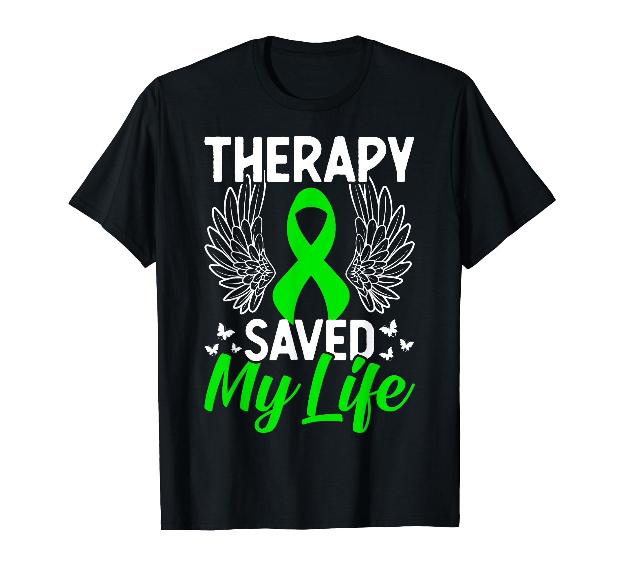 Therapy Saved My Life Mental Health T-Shirt - Custom Art Print Men Women - T-Shirt, Sweatshirt, Hoodie