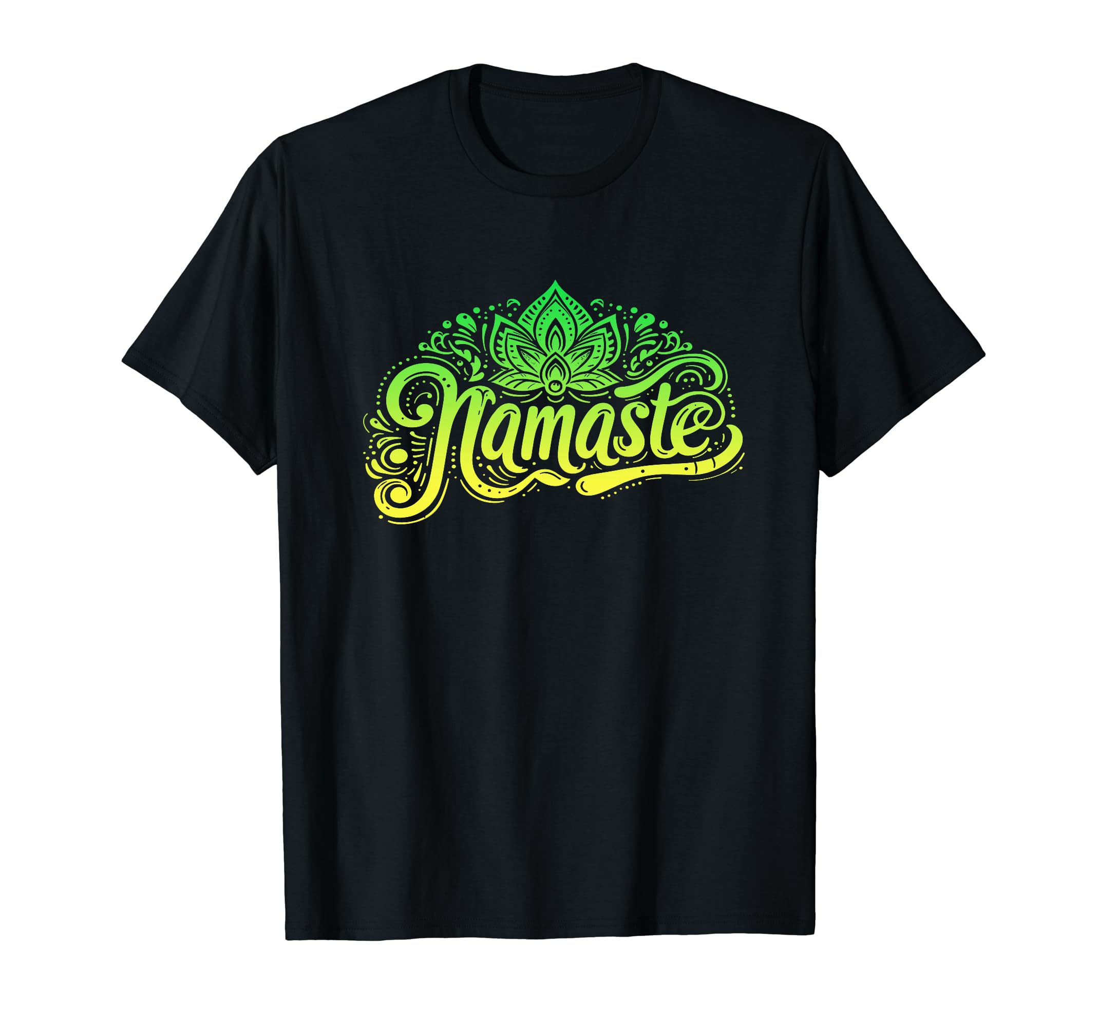 Namaste Yoga Meditation Zen Lotus T-Shirt - Graphic Print for Adults - T-Shirt, Sweatshirt, Hoodie
