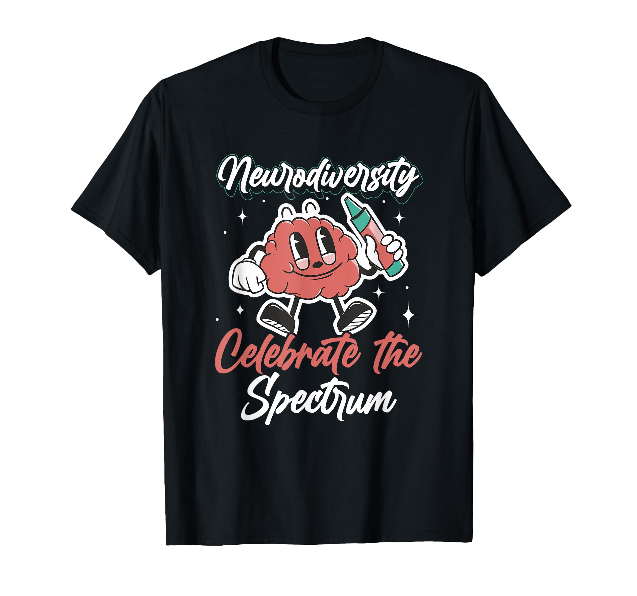 Neurodiversity Brain Autism Awareness T-Shirt - Unique Graphic Men Women - T-Shirt, Sweatshirt, Hoodie
