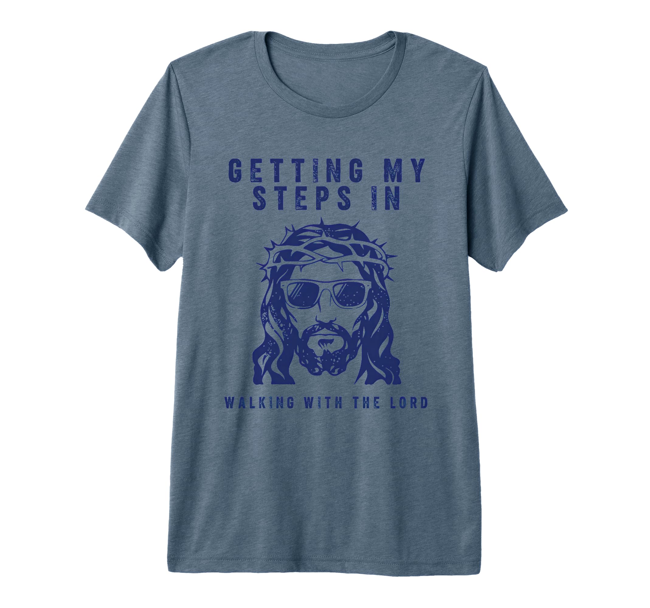 Getting My Steps Walking Lord Tri T-Shirt - Minimalist Print for Adults - T-Shirt, Sweatshirt, Hoodie