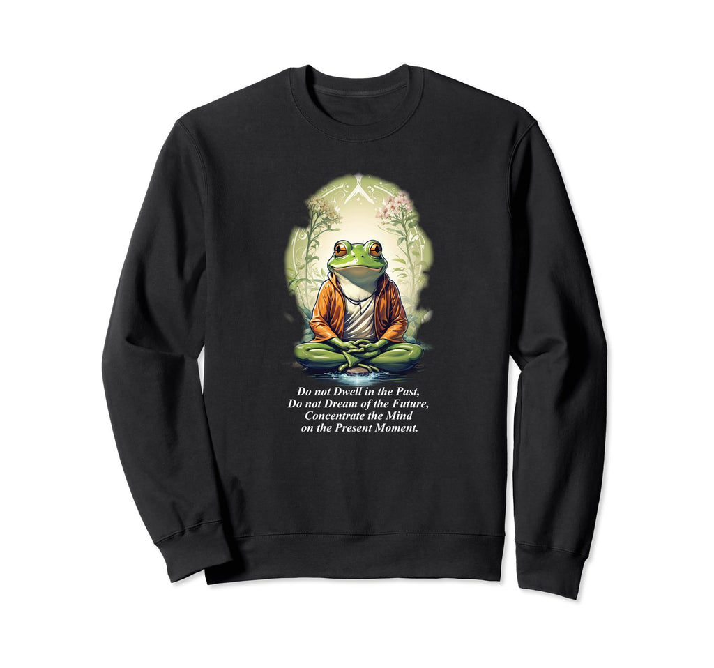 Self Care Frog Mental Health Sweatshirt - Custom Art Print Men Women - T-Shirt, Sweatshirt, Hoodie