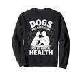 Dogs Are My Mental Health Puppy Sweatshirt - Aesthetic Graphic for Adults - T-Shirt, Sweatshirt, Hoodie