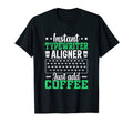 Typewriter Aligner And Coffee T-Shirt - Aesthetic Graphic for Adults - T-Shirt, Sweatshirt, Hoodie