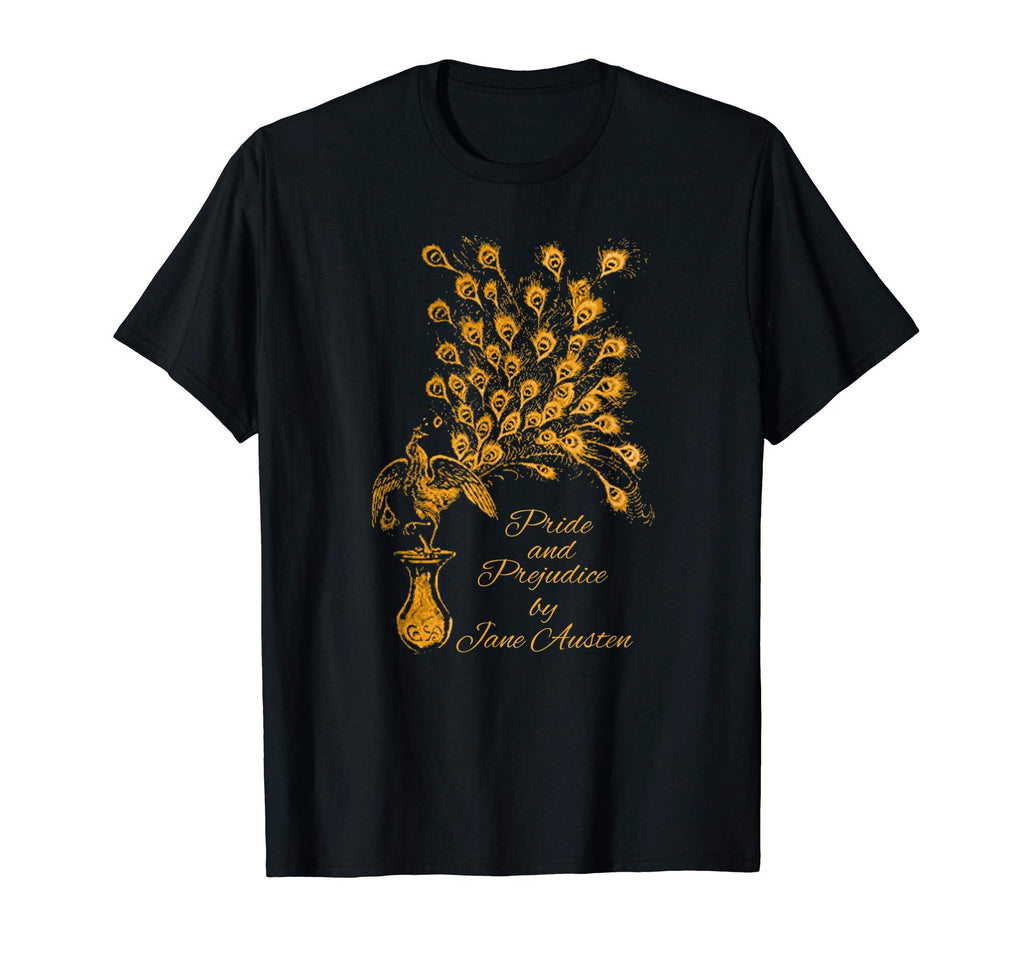 Jane Austen Peacock Pride Prejudice T-Shirt - Aesthetic Graphic for Adults - T-Shirt, Sweatshirt, Hoodie
