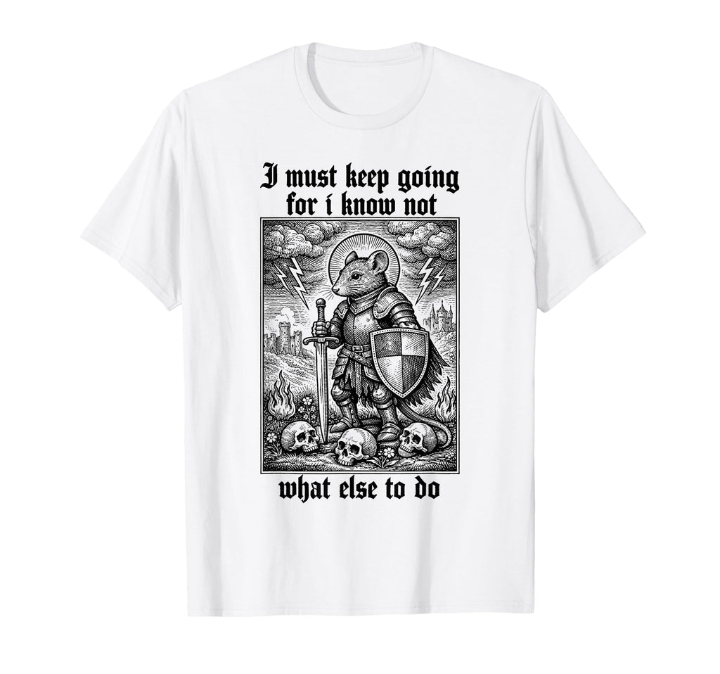 Medieval Knight Mouse Renaissance Fair T-Shirt - Aesthetic Graphic Unisex - T-Shirt, Sweatshirt, Hoodie