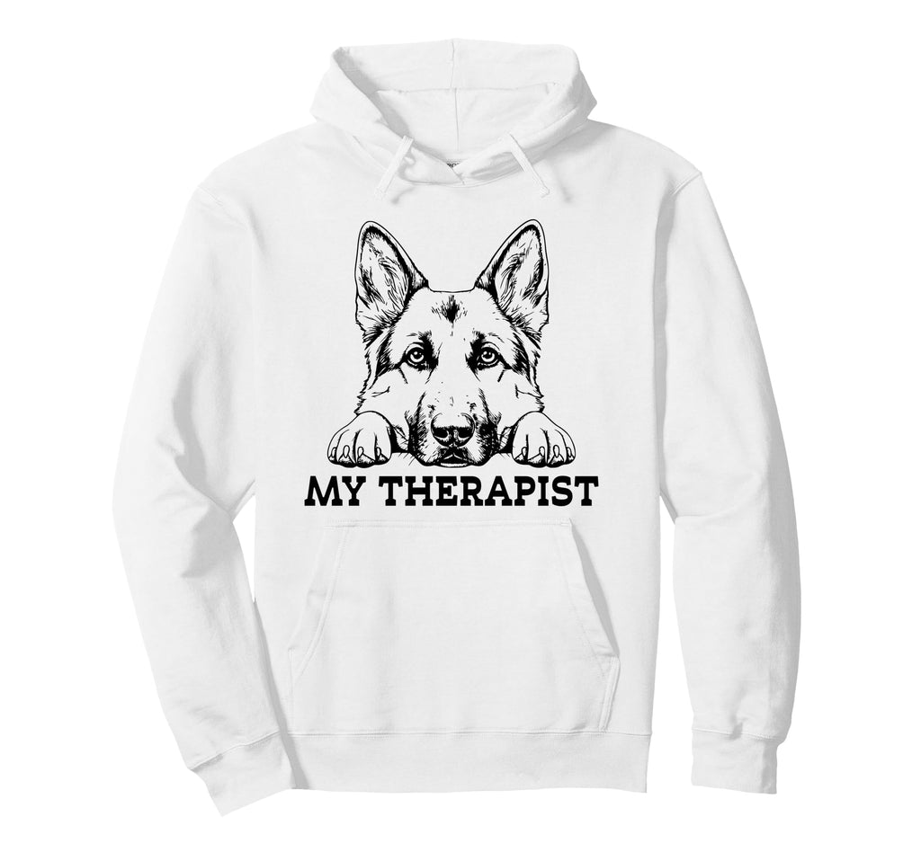 Funny Dog Owner Therapy Dog Lover Hoodie - Fun Novelty Design Men Women - T-Shirt, Sweatshirt, Hoodie