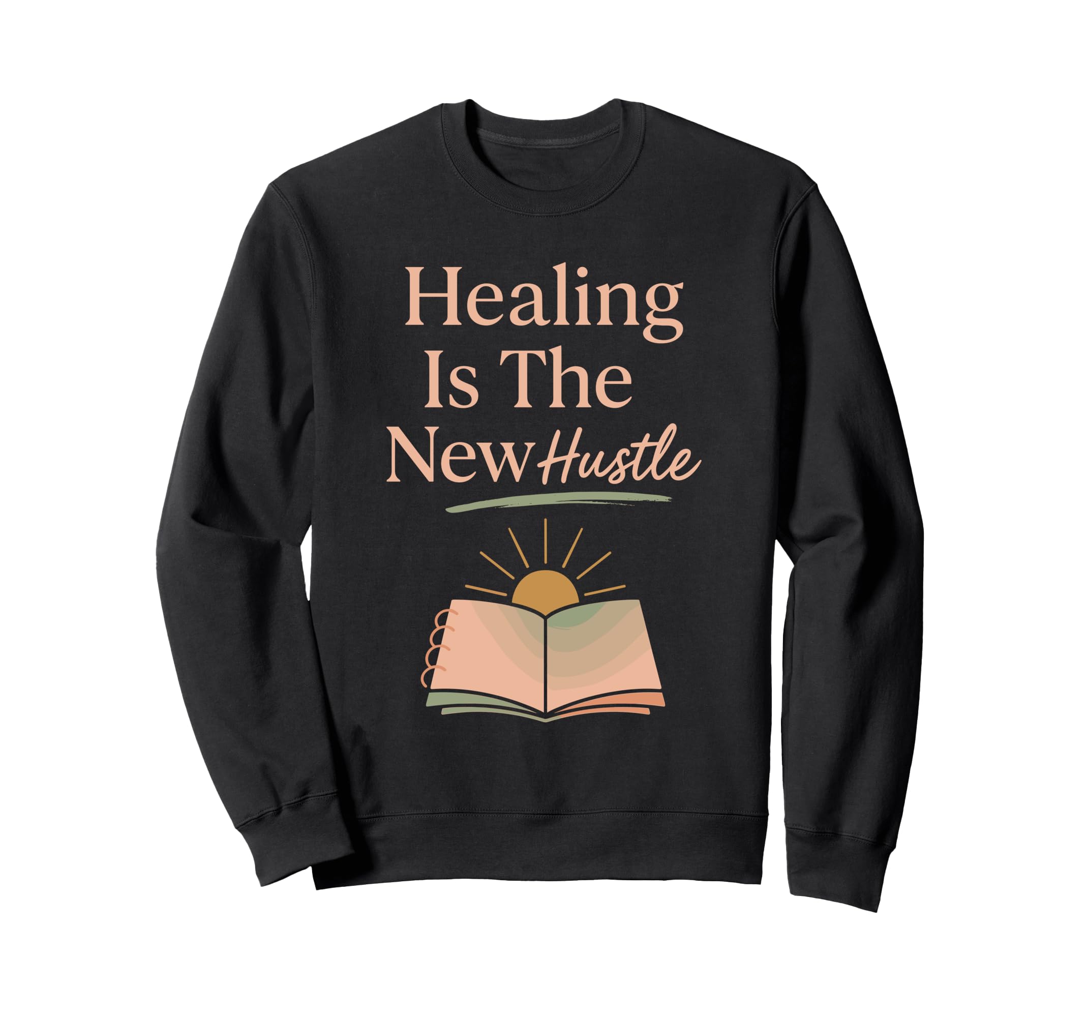 Therapy Day Inner Child Healing Sweatshirt - Minimalist Print Men Women - T-Shirt, Sweatshirt, Hoodie