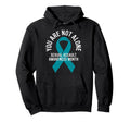 You Are Not Alone Sexual Assault Hoodie - Fun Novelty Design Men Women - T-Shirt, Sweatshirt, Hoodie