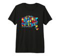 Autism Pride Built Differents T-Shirt - Minimalist Print Unisex - T-Shirt, Sweatshirt, Hoodie