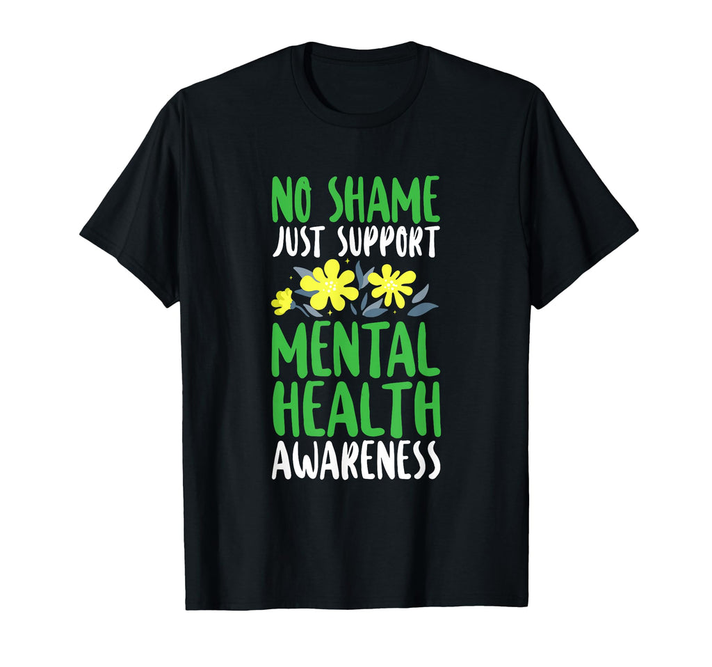 No Shame Just Support Positivity T-Shirt - Aesthetic Graphic for Adults - T-Shirt, Sweatshirt, Hoodie