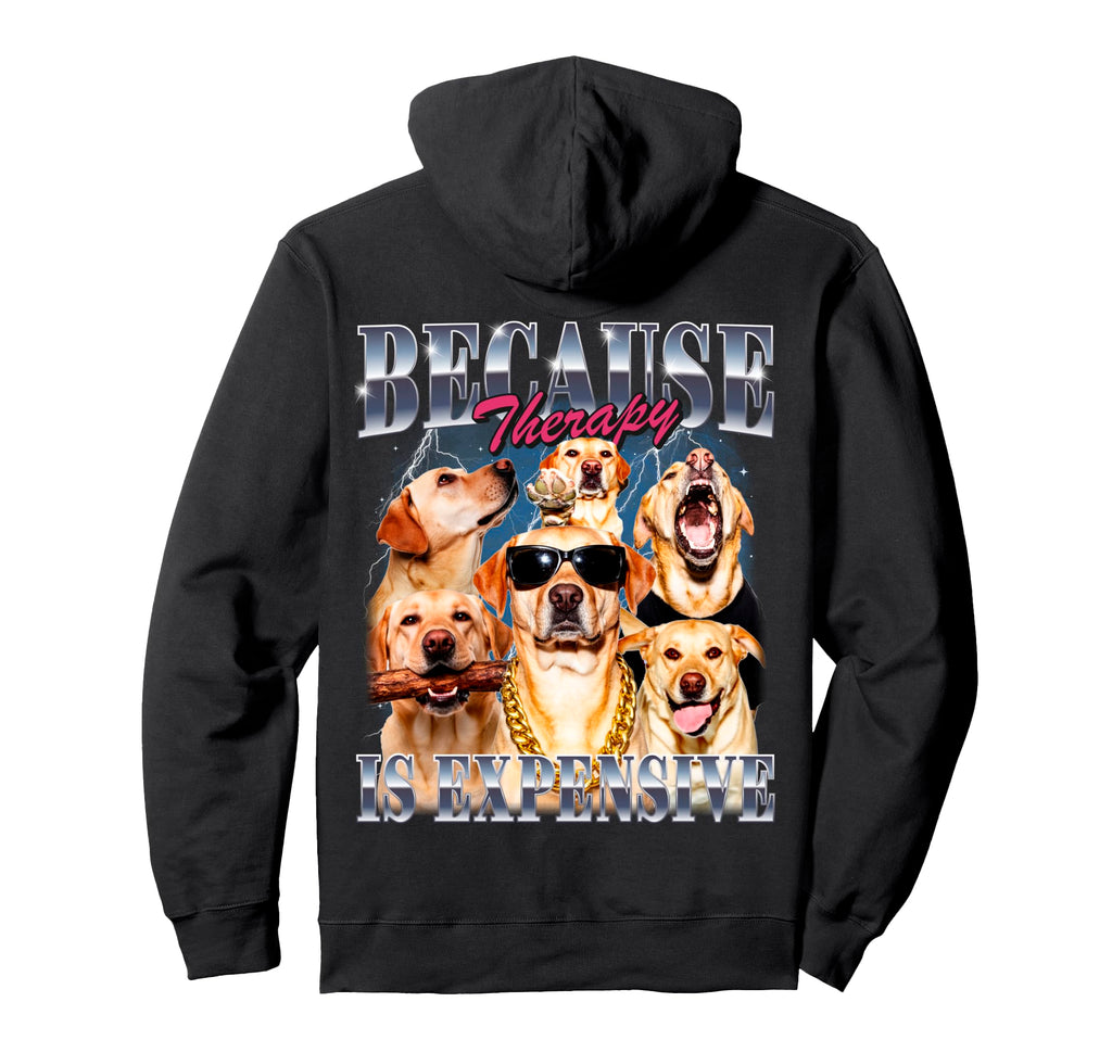 Golden Labrador 90S Yellow Lab Mom Hoodie - Aesthetic Graphic for Adults - T-Shirt, Sweatshirt, Hoodie