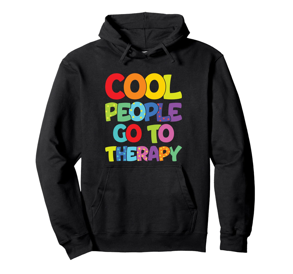 People Go To Therapy Groovy Mental Hoodie - Aesthetic Graphic Men Women - T-Shirt, Sweatshirt, Hoodie