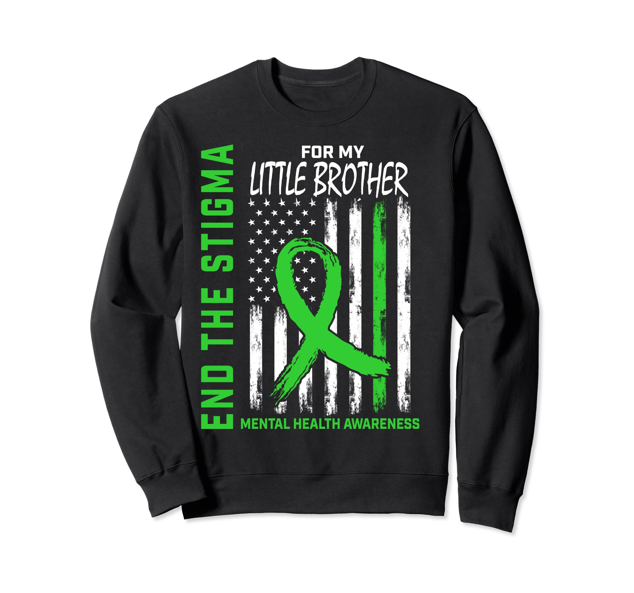 End Stigma Mental Health Sweatshirt - Casual Everyday Wear for Adults - T-Shirt, Sweatshirt, Hoodie