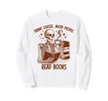 Coffee Book Lover Drink Coffee Sweatshirt - Fun Novelty Design Unisex - T-Shirt, Sweatshirt, Hoodie