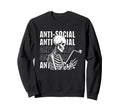 Anti Social Book Club Book Lover Sweatshirt - Novelty Apparel for Adults - T-Shirt, Sweatshirt, Hoodie