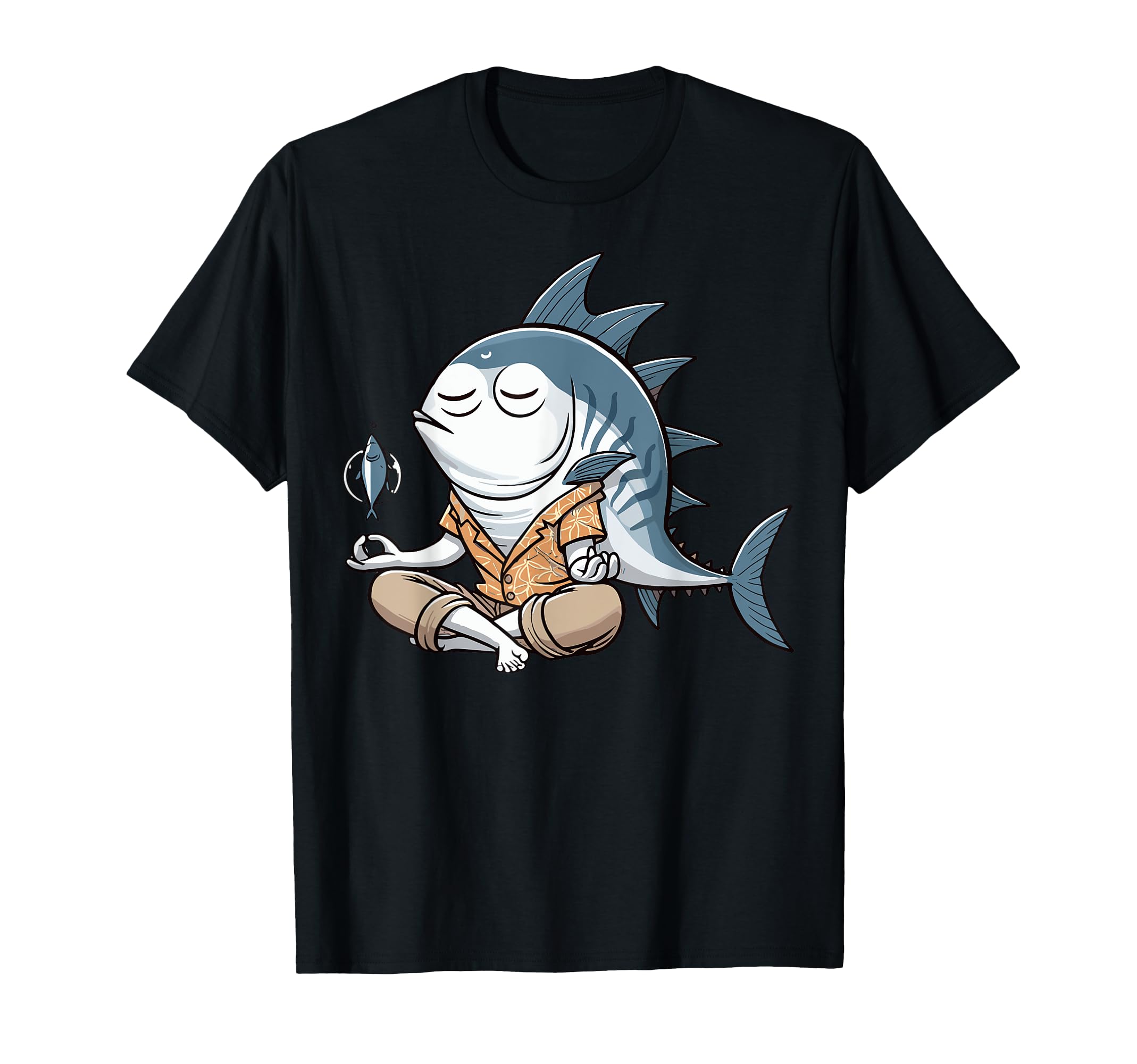 Meditation Tuna Yoga Pose T-Shirt - Casual Everyday Wear for Adults - T-Shirt, Sweatshirt, Hoodie