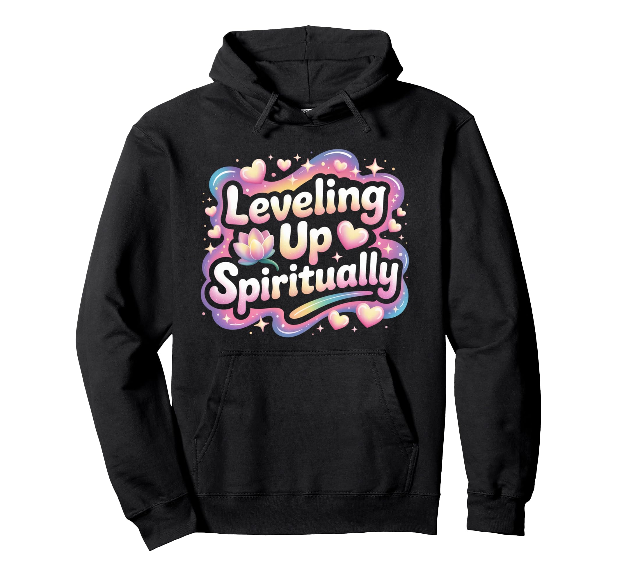 Leveling Up Spiritually Mindfulness Hoodie - Streetwear Style Men Women - T-Shirt, Sweatshirt, Hoodie