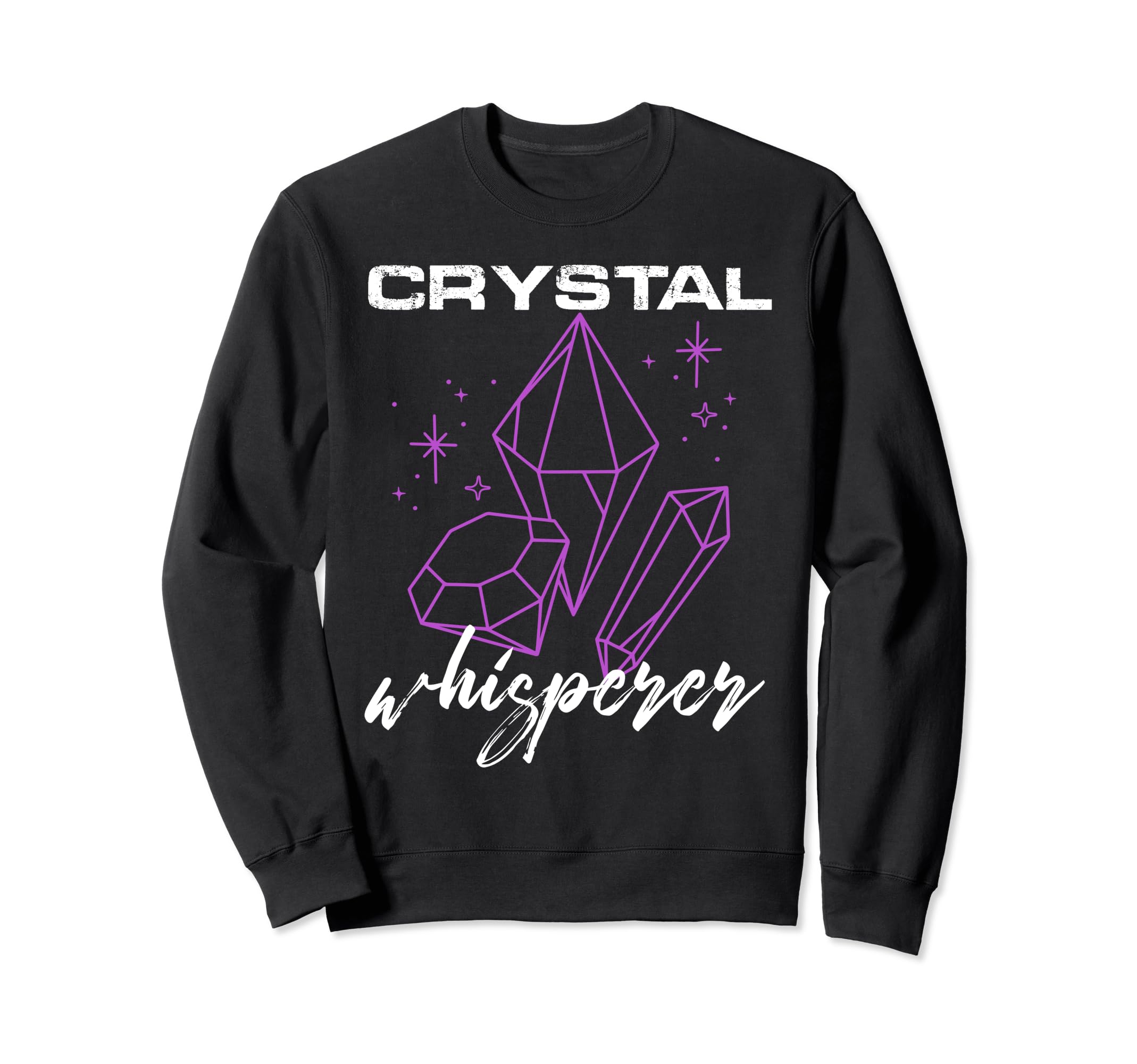 Crystal Whisperer Chakra Energy Sweatshirt - Custom Art Print for Adults - T-Shirt, Sweatshirt, Hoodie